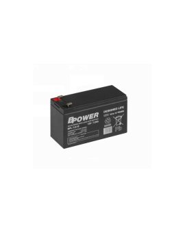 BPower Akumulator 12V BPL 7,2Ah żywotność: 10-12 lat terminal T2