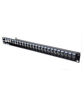 Corning (3M) Panel Classic modułowy 1U 19 24xkeystone, czarny