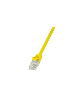 LogiLink Patchcord U/UTP żółty kat.5e PVC 3,0m.