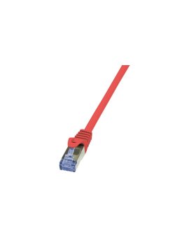 LogiLink Patchcord S/FTP czerwony kat.6A LSZH 2,0m.