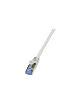 LogiLink Patchcord S/FTP szary kat.6A LSZH 0,25m