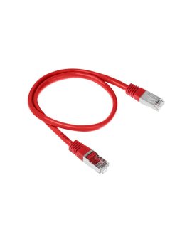 Corning Patchcord S/FTP FLEX/26L,CAT.6A,Red,2XRJ45,4P, 0.5m