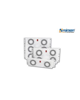 MIRSAN Wentylator z termostatem analogowym ( 1x wentylator) do szaf wiszących z serii IPXX szary