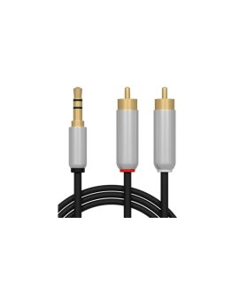 Kabel Przyłącze wt. 3,5 st.-2* Jack RCA (cinch) 1,5m