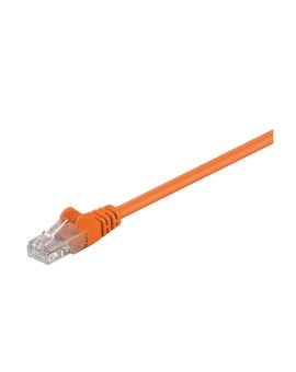 CAT 5e Kabel łączący, U/UTP, Pomarańczowy - Długość kabla 0.25 m