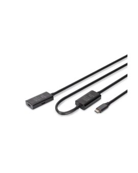 Kabel przedłużający aktywny, USB 3.2 Gen1, 5Gbps, USB-C - USB-A, 10m DA-73109