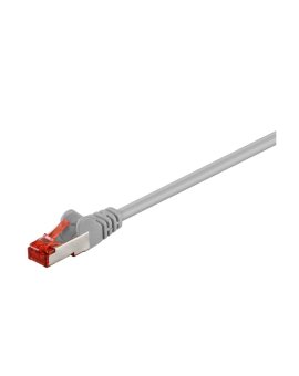 CAT 6 Kabel łączący, S/FTP (PiMF), Szary - Długość kabla 0.15 m