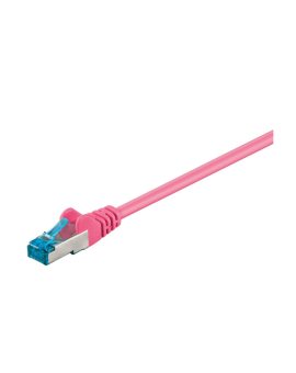 CAT 6AKabel łączący, S/FTP (PiMF), Purpurowy - Długość kabla 1.5 m