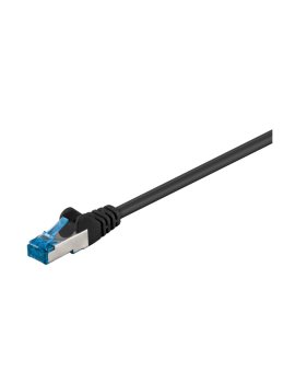 CAT 6AKabel łączący, S/FTP (PiMF), czarny - Długość kabla 0.25 m