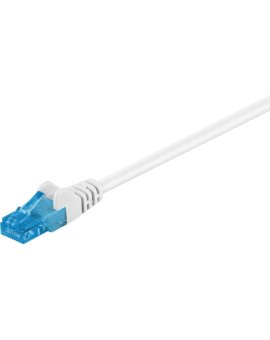 CAT 6AKabel łączący, U/UTP, biały - Długość kabla 0.25 m