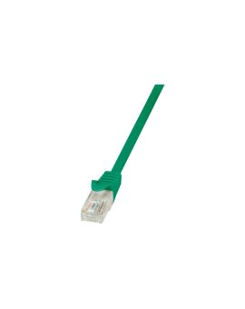 LogiLink Patchcord U/UTP zielony kat.6 PVC 5,0m.