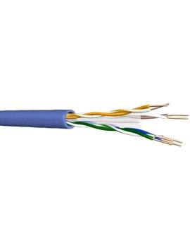 Kabel CU DRAKA UC400 HD kat. 6 U/UTP 4P LSHF niebieski Eca (500m)