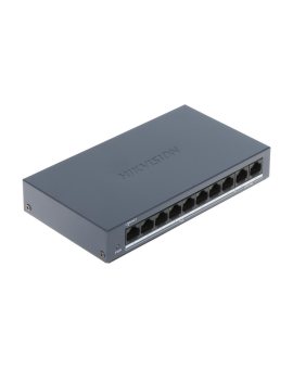 SWITCH POE DS-XS0110-P 8-PORTOWY Hikvision