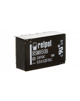 Przekaźnik subminiaturowy-sygnałowy 2P 0,5A 24V DC PCB RSM850B-6112-85-1024 2611715