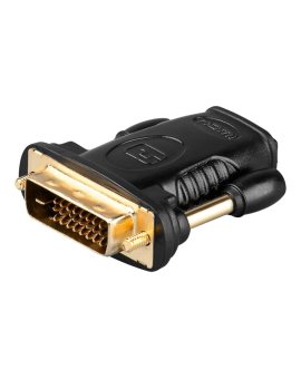 Adapter HDMI™/DVI-D, pozłacany - Zużycie Jednostka 1 szt. w torebce plastikowej