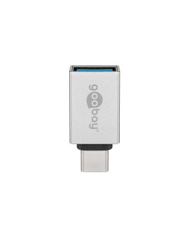 USB-C™/ USB A OTG SuperSpeed ​​Adapter do podłączenia kabli ładowania 3.0 srebrny - Wersja kolorystyczna Srebrny