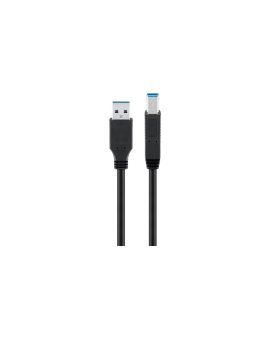 Kabel USB 3.0 Superspeed, czarny - Długość kabla 0.5 m