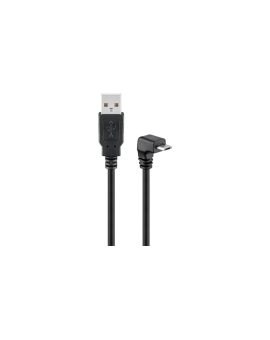 Kabel USB 2.0 Hi-Speed 90, Czarny - Długość kabla 1.8 m