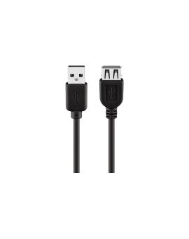 Przedłużacz USB 2.0 Hi-Speed, Czarny - Długość kabla 3 m