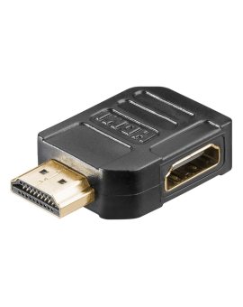 Adapter HDMI™, pozłacany - Wersja kolorystyczna Czarny