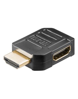 Adapter HDMI™, pozłacany - Wersja kolorystyczna Czarny