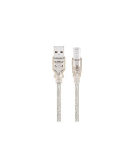 Kabel USB 2.0 Hi-Speed, Przezroczysty - Długość kabla 1 m