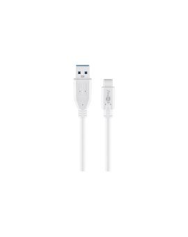 Kabel USB-C™ na USB-A 3.0, biały - Długość kabla 0.5 m