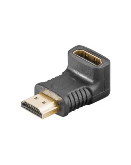 Adapter kątowy HDMI™, pozłacany - Połączenie typu Gniazdo HDMI™ (typ A)