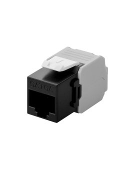 CAT 6A gniazdo Keystone RJ45, UTP, 500 MHz - Wersja kolorystyczna Czarny