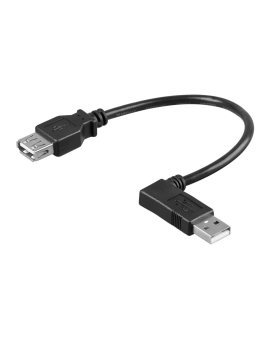 Przedłużacz USB 2.0 Hi-Speed 90 - Długość kabla 0.3 m