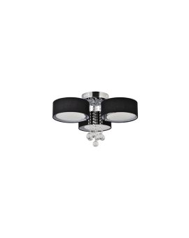 Lampa sufitowa GAMBELA 3 czarna LP-991/3C BK Light Prestige