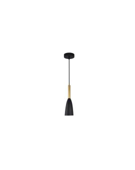 Elegancka lampa wisząca SOLIN złoto czarna do salonu nad stolik LP-181/1P BK/GD Light Prestige