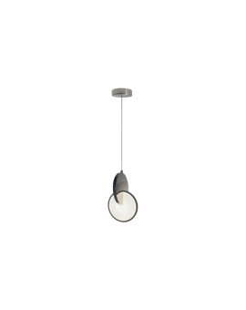 Chromowana lampa wisząca Circlo LED CTT nad stół w jadalni LP-1311/1P CH Light Prestige