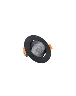 Oczko podtynkowe ruchome z rodziny Plus zintegrowany LED CCT LP-1506/1RS BK Light Prestige