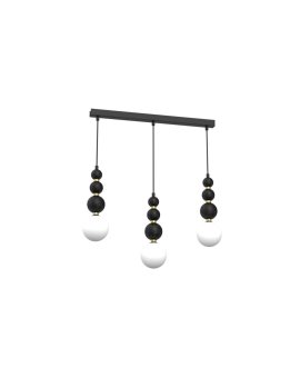 Lampa wisząca BOULE Black 3xG9 MLP0976 Milagro