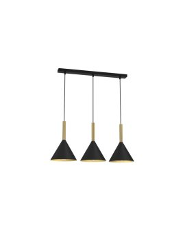 Lampa wisząca PERU BLACK 3xE27 MLP0978 Milagro