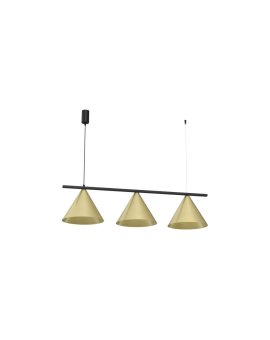 Lampa wisząca CAPITAL CZARNY-ZŁOTY 3XGX53 MLP0937 Milagro