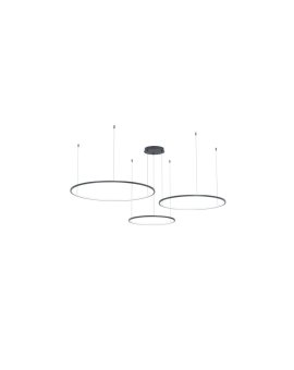 Lampa wisząca Saturno Black 100W LED ML0846 Milagro