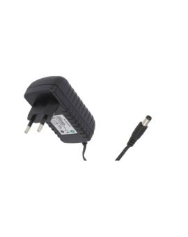 POSB12200A Zasilacz adapter czarny 24W 12V/2A CEE7/16 wtyk DC:2.1/5.5(+)