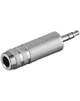 Adapter do słuchawek AUX, złącze jack 3,5 mm na 6,35 mm - Połączenie typu Wtyk jack 3,5 mm (3-pinowy, stereo)