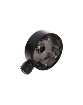 Puszka montażowa, materiał: stop aluminium, kolor: czarna,wymiary: O 120×37.2 mm, waga: 250g