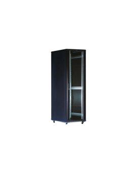 Szafa stojąca RACK 19 42U 600x600mm drzwi szklane czarna TOTEN G7