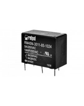 Przekaźnik miniaturowy 1P 5A 24V DC PCB RM45N-3011-85-1024 2614961