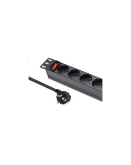 Qoltec Aluminiowa Listwa zasilająca PDU do RACK 10 1U 16A 4xSCHUKO 1.8m