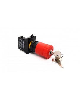 Przycisk grzybkowy bezpieczeństwa 1Z grzybek 30mm z kluczem, czerwony T0-CP100EA30