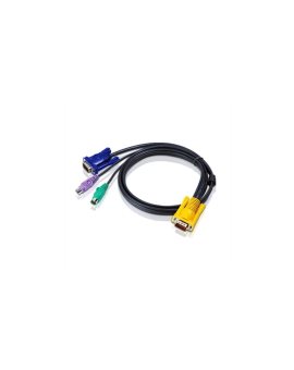 ATEN 2L-5203P Kabel KVM VGA PS/2, czarny, 3 m