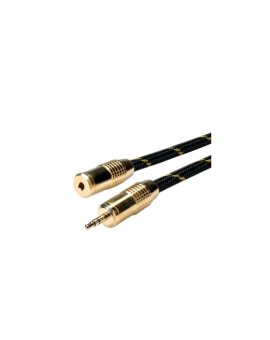 Przedłużacz audio ROLINE GOLD 3,5 mm męski/żeński, 5 m