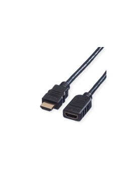 VALUE Kabel HDMI High Speed met Netwerk M-F, 1 m