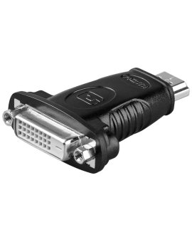 Adapter HDMI™/DVI-D, niklowany - Połączenie typu Wtyk HDMI™ (typ A)