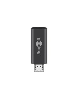 Adapter Micro-USB/USB-C™ OTG Hi-Speed Adapter do podłączenia kabli ładowania - Wersja kolorystyczna Szary